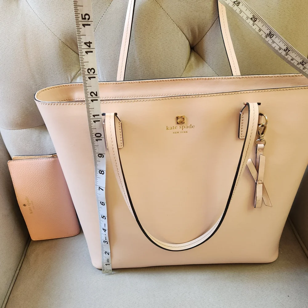 Kate Spade Pink Structured Tote Bag - Picture 3 of 7